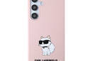 Karl Lagerfeld Silicone Choupette - Etui Samsung Galaxy S24 (różowy) - zdjęcie 3