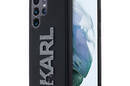 Karl Lagerfeld 3D Rubber Glitter Logo - Etui Samsung Galaxy S23 Ultra (czarny) - zdjęcie 1
