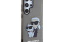 Karl Lagerfeld IML Glitter Karl & Choupette - Etui Samsung Galaxy S24 Ultra (czarny) - zdjęcie 4