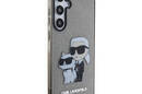 Karl Lagerfeld IML Glitter Karl & Choupette - Etui Samsung Galaxy S24+ (czarny) - zdjęcie 4