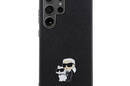 Karl Lagerfeld Saffiano Karl & Choupette Metal Pin - Etui Samsung Galaxy S24 Ultra (czarny) - zdjęcie 3