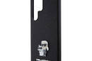 Karl Lagerfeld Saffiano Karl & Choupette Metal Pin - Etui Samsung Galaxy S24 Ultra (czarny) - zdjęcie 6