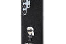 Karl Lagerfeld Fixed Glitter Ikonik Logo Metal Pin - Etui Samsung Galaxy S24 Ultra (czarny) - zdjęcie 2