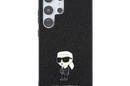Karl Lagerfeld Fixed Glitter Ikonik Logo Metal Pin - Etui Samsung Galaxy S24 Ultra (czarny) - zdjęcie 3