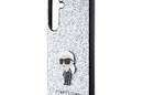 Karl Lagerfeld Fixed Glitter Ikonik Logo Metal Pin - Etui Samsung Galaxy S24+ (srebrny) - zdjęcie 6