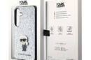 Karl Lagerfeld Fixed Glitter Ikonik Logo Metal Pin - Etui Samsung Galaxy S24+ (srebrny) - zdjęcie 8