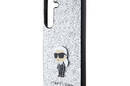 Karl Lagerfeld Fixed Glitter Ikonik Logo Metal Pin - Etui Samsung Galaxy S24 (srebrny) - zdjęcie 6