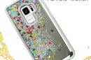 Zizo Liquid Glitter Star Case - Etui Samsung Galaxy S9 (Silver) - zdjęcie 4