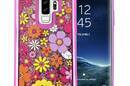 Zizo Liquid Glitter Star Case - Etui Samsung Galaxy S9+ (Multiflowers) - zdjęcie 1