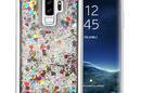 Zizo Liquid Glitter Star Case - Etui Samsung Galaxy S9+ (Silver) - zdjęcie 1