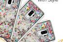 Zizo Liquid Glitter Star Case - Etui Samsung Galaxy S9+ (Silver) - zdjęcie 3