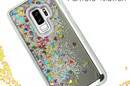 Zizo Liquid Glitter Star Case - Etui Samsung Galaxy S9+ (Silver) - zdjęcie 4
