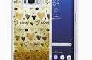 Zizo Liquid Glitter Star Case - Etui Samsung Galaxy S8+ (Hearts) - zdjęcie 1
