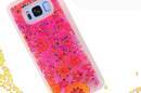 Zizo Liquid Glitter Star Case - Etui Samsung Galaxy S8+ (Multiflowers) - zdjęcie 3