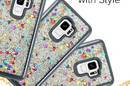 Zizo Liquid Glitter Star Case - Etui Samsung Galaxy S9 (Black) - zdjęcie 4