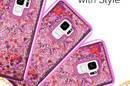 Zizo Liquid Glitter Star Case - Etui Samsung Galaxy S9 (Pink) - zdjęcie 4