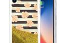 Zizo Liquid Glitter Star Case - Etui iPhone X (Pink Flowers) - zdjęcie 1