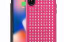 Zizo Star Diamond Hybrid Cover - Etui iPhone X (Pink/Black) - zdjęcie 1