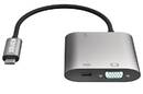Kanex USB-C VGA Adapter with Power Delivery - Adapter z USB-C na USB 1,5 A, USB-C Power Delivery 60 W + VGA Full HD (Anodized Aluminum) - zdjęcie 1