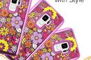 Zizo Liquid Glitter Star Case - Etui Samsung Galaxy S9 (Multiflowers) - zdjęcie 3