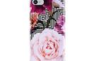 PURO Glam Geo Flowers - Etui iPhone SE (2022 / 2020) / 8 / 7 / 6s (Pink Peonies) - zdjęcie 1