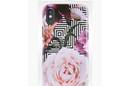 PURO Glam Geo Flowers - Etui iPhone Xs Max (Pink Peonies) - zdjęcie 2