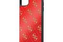 Guess 4G Double Layer Glitter Case - Etui iPhone 11 Pro Max (Red) - zdjęcie 3