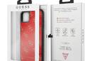 Guess 4G Double Layer Glitter Case - Etui iPhone 11 Pro Max (Red) - zdjęcie 7