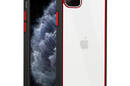 Crong Trace Clear Cover - Etui iPhone 11 Pro (czarny/czerwony) - zdjęcie 1