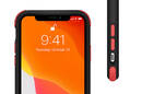 Crong Trace Clear Cover - Etui iPhone 11 Pro (czarny/czerwony) - zdjęcie 2
