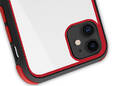 Crong Trace Clear Cover - Etui iPhone 11 Pro (czarny/czerwony) - zdjęcie 3