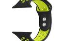 Crong Duo Sport - Pasek do Apple Watch 38/40/41/42 mm (czarny/limonkowy) - zdjęcie 5