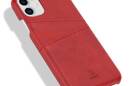 Crong Neat Cover - Etui iPhone 11 Pro z kieszeniami (czerwony) - zdjęcie 4
