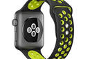 Crong Duo Sport - Pasek do Apple Watch 38/40/41/42 mm (czarny/limonkowy) - zdjęcie 6