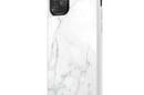 Guess Marble Tempered Glass Hardcase - Etui iPhone 11 Pro (bia - zdjęcie 2