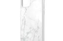Guess Marble Tempered Glass Hardcase - Etui iPhone 11 Pro (bia - zdjęcie 3