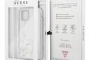 Guess Marble Tempered Glass Hardcase - Etui iPhone 11 Pro (bia - zdjęcie 5