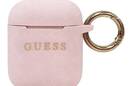 Guess Silicone Case - Etui AirPods (Pink) - zdjęcie 1