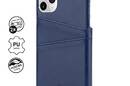 Crong Neat Cover - Etui iPhone 11 Pro z kieszeniami (niebieski) - zdjęcie 2