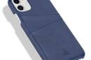 Crong Neat Cover - Etui iPhone 11 Pro z kieszeniami (niebieski) - zdjęcie 4