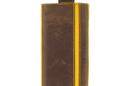 Valenta Pocket Stripe Vintage - Skórzane etui wsuwka Samsung Galaxy S5, Sony Xperia Z i inne (brązowy) - zdjęcie 4