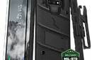 Zizo Bolt Cover - Pancerne etui Samsung Galaxy Note 9 ze szkłem 9H na ekran + podstawka & uchwyt do paska (Black/Black) - zdjęcie 1