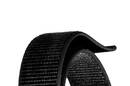Crong Nylon Reflex - Pasek sportowy do Apple Watch 44/45/46/49 mm (czarny) - zdjęcie 3