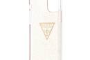 Guess Solid Glitter Triangle - Etui iPhone 11 Pro (Gold) - zdjęcie 4