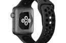 Crong Duo Sport - Pasek do Apple Watch 38/40/41/42 mm (szary/czarny) - zdjęcie 2