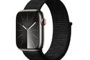 Crong Nylon Reflex - Pasek sportowy do Apple Watch 38/40/41/42 mm (czarny) - zdjęcie 1