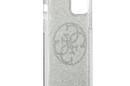 Guess Circle Glitter 4G - Etui iPhone 11 Pro Max (khaki) - zdjęcie 4