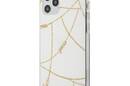 Guess Gold Chain - Etui iPhone 12 Pro Max (bia - zdjęcie 1