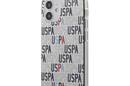 US Polo Assn Logo Mania - Etui iPhone 12 Mini (bia - zdjęcie 1