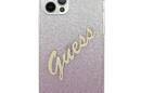 Guess Glitter Gradient Script - Etui iPhone 12 / iPhone 12 Pro (r - zdjęcie 3